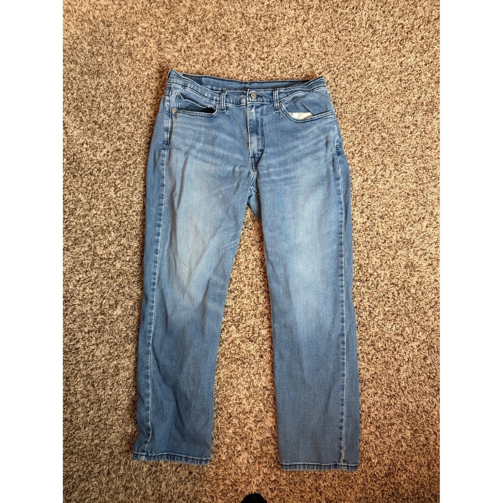 Levis 514 Regular Taper Mens Blue Jeans 34x29 Medium Wash 5098 Denim